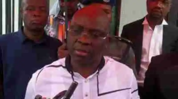 Governor Ayo Fayose Sacks All Commissioners In Ekiti
